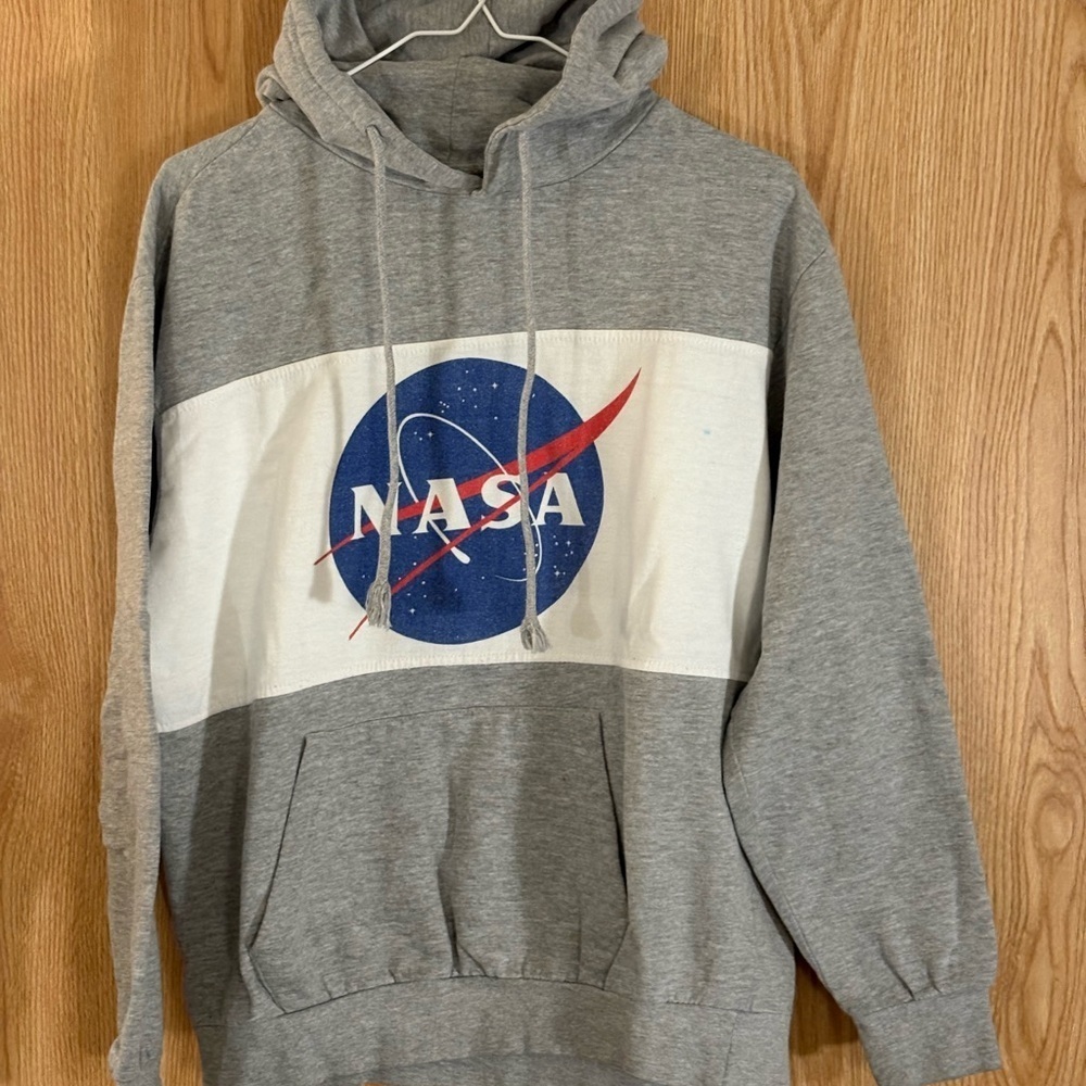 Chemistry Gray NASA Hoodie for Men